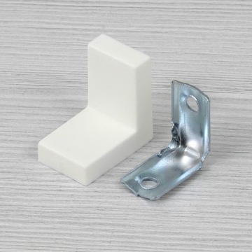 СОЕДИНИТЕЛЬ МЕБЕЛЬНЫЙ УГЛОВОЙ К МЕБЕЛЬНОЙ ЩИТКЕ, БЕЛЫЙ