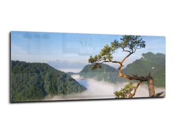 panel szklany między meble dekor 150x60 widok