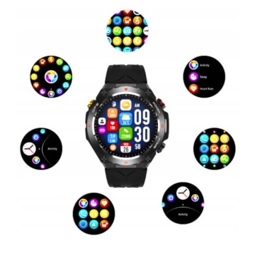 SMARTWATCH WENOM GPS Меню PL Спортивные часы Водонепроницаемый Шагомер ИЗМЕРИТЕЛЬ ЧСС