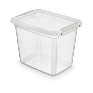 Pudło plastikowe pojemnik organizer pokrywa 20l
