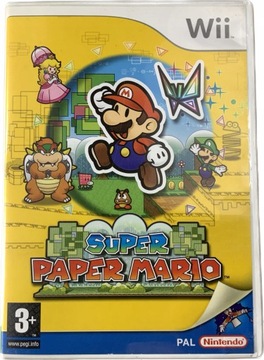 SUPER PAPER MARIO płyta bdb+ komplet NINTENDO WII