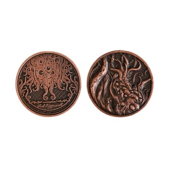MITOLOGIA CTHULHU - NIGGURATH MIEDZIANA METALOWA MONETA 1 SZT LARP RPG