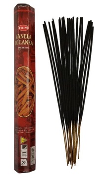 INDYJSKIE KADZIDEŁKA LANKA CINNAMON CYNAMON HEM 20szt
