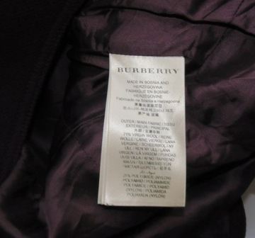 Burberry Brit płaszcz outdoor wełna S