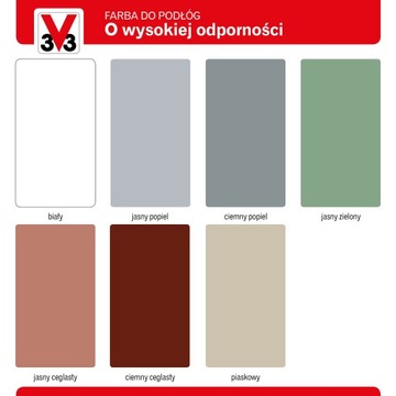 V33 КРАСКА ДЛЯ ПОЛА ВЫСОКОЙ ПРОЧНОСТИ 2,5л СВЕТЛЫЙ ЯСЕНЬ