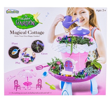 НАБОР САДОВНИКА для девочек САДОВЫЙ КУКОЛЬНЫЙ ДОМИК Растения Лейка