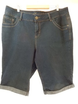 Spdenki szorty do kolan jeansowe dżinsowe niebieskie 46 3XL