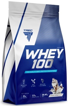 TREC WHEY 100 900g BIAŁKO SERWATKOWE ODCHUDZANIE !