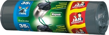 Jan Niezbędny Worki Na Śmieci LD magnum flex 35l 15szt