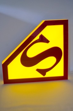 Светодиодный рекламный короб из оргстекла, 50 см.