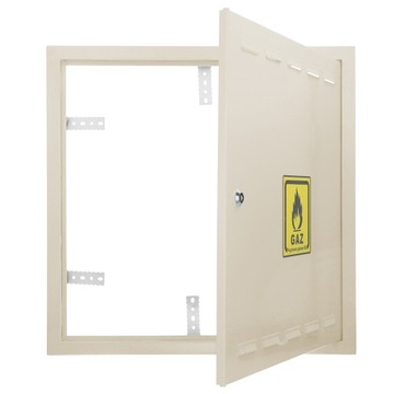 ГАЗОВАЯ ДВЕРЬ, ОБЗОРНАЯ ДВЕРЬ 40х70, БЕЖЕВЫЙ