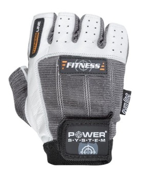 POWER SYSTEM RĘKAWICZKI FITNESS-WHITE GREY-M