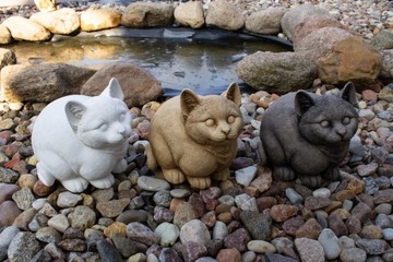 Фигурки Садовые Фигурки из Бетона Кошки Кошки Сад Бетонные украшения для кошек