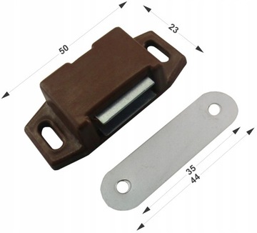 ЗАМОК МЕБЕЛЬНЫЙ МАГНИТНЫЙ ЗАМОК МАГНИТ 5 КОРИЧНЕВЫЙ