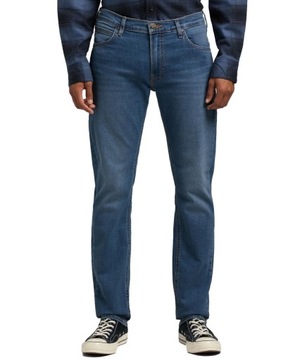 Jeansy Lee Daren Zip Fly L707SQBG Mid Worn 30 / 34