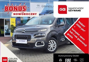 Citroen Berlingo III Osobowy M 1.2 PureTech 131KM 2020 Citroen Berlingo 1.2 130KM automat Feel Salon PL, serwisowany. 1.2 Benzyna