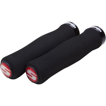 CHWYTY ROWEROWE SRAM LOCKING GRIPS CONTOUR FOAM CZARNA PIANKA 129mm