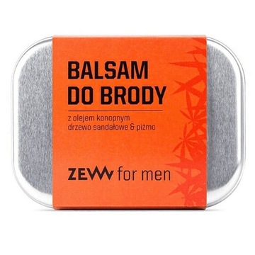 ZEW FOR MEN Balsam do brody z olejem konopnym 80ml