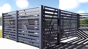 панельный забор металлический забор Gobe