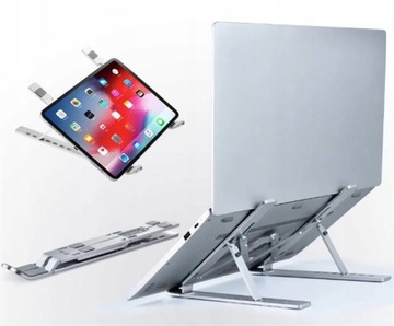 ПОДСТАВКА ДЛЯ НОУТБУКА АЛЮМИНИЕВЫЙ СТОЛ ДЛЯ ПЛАНШЕТА HQ