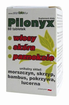 Pilonyx włosy skóra paznokcie 60 tabletek SANBIOS