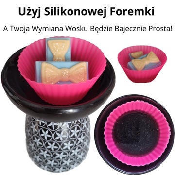 WOSK ZAPACHOWY SOJOWY Do Kominka, Perfumowany - BLACK OPIUM 50g