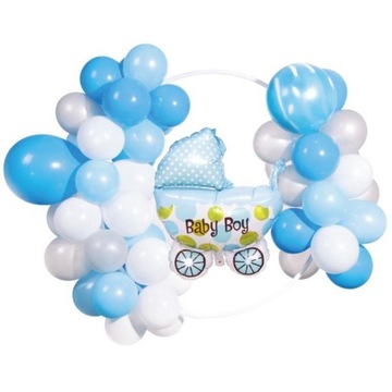 Zestaw balonów Baby Boy girlanda baby shower