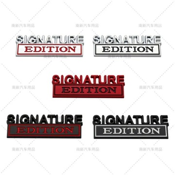 Логотип автомобильного металлического листа SIGNATURE ED