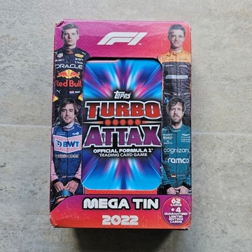 Мега банка F1 Topps Turbo Attax 2022 — 66 карт