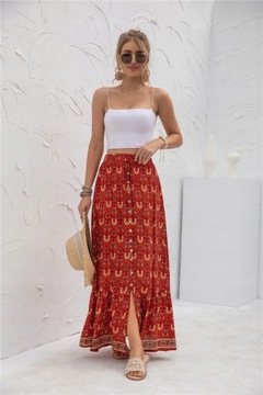 Moda i elegancka damska Spódnica maxi Kolory
