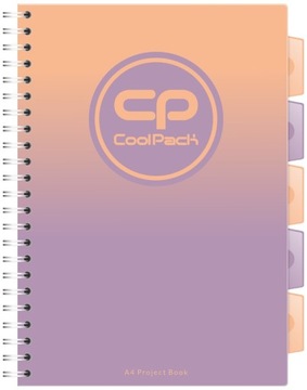 Duży NOTES do SZKOŁY A4 100 kartek Coolpack Patio PAPIER WYSOKIEJ JAKOŚCI
