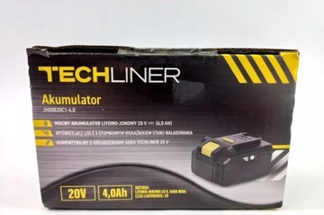 Akumulator Li-Ion Techliner 20 V 4 Ah