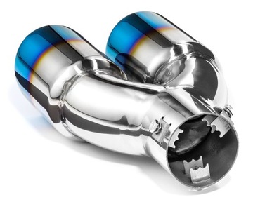 НАКОНЕЧНИК ГЛУШИТЕЛЯ, НЕРЖАВЕЮЩАЯ СТАЛЬ 2x76 BM SPORT