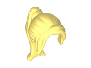 LEGO - Włosy kucyk - Bright Light Yellow - 62696