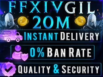 Final Fantasy 14 XIV 20.000.000 GIL FF14 FF XIV 20