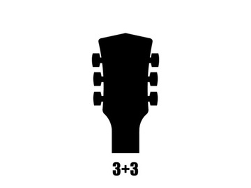 Гитарные колки VPARTS VG-103 (БК, 3+3)