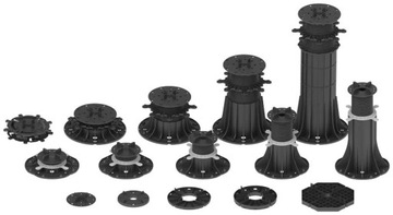 ПОДСТАВКА, резиновая подставка 8 мм для плитки ТЕРРАСА, набор 50 шт.