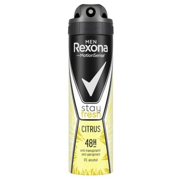 REXONA MEN Citrus antyperspirant w aerozolu 150ml
