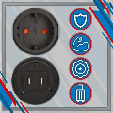 Brennenstuhl Travel Plug Дорожные переходные розетки США ЯПОНИЯ с евро