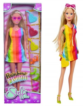 Simba Lalka Steffi Rainbow Fashion Tęczowa moda