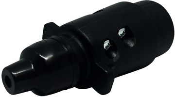 РОЗЕТКА КРЮКА ТРЕЙЛЕРА 7-КОНТАКТНАЯ ПЛАСТИКОВАЯ ЗАГЛУШКА С РЕЗИНОЙ