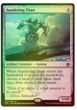 Sundering Titan FOIL Masters 25