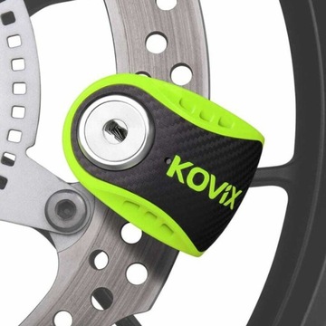 Сигнализация KOVIX KNS6 для мотоцикла LOCK FLUO GREEN