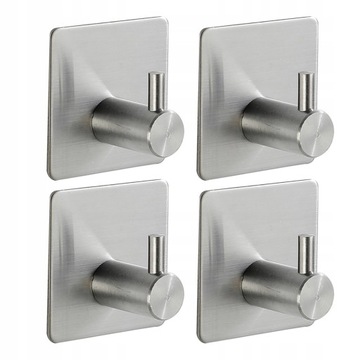 Metal Hangers Stainless Steel Hook Jacket 4 Pcs