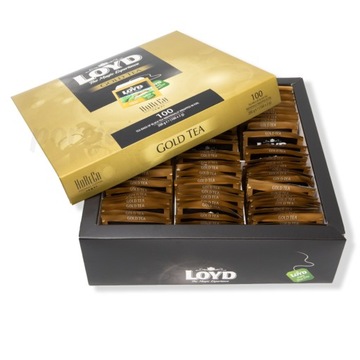 Herbata LOYD Gold Tea w saszetkach 2g x 100 szt.