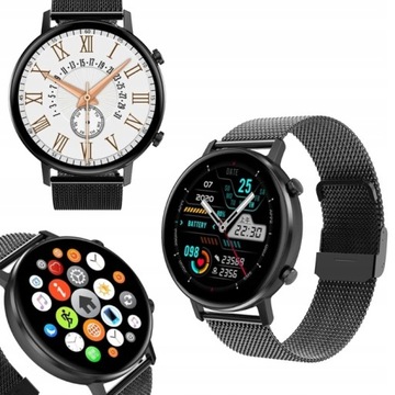 SMARTWATCH ROZMOWY CIŚNIENIOMIERZ SMS Zegarek PL