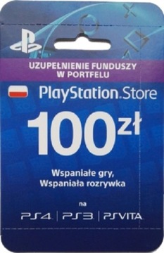 PSN 100 PLAYSTATION ZDRAPKA