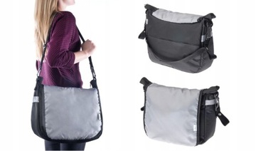 СУМКА ДЛЯ КОЛЯСКИ CARETERO CLASSIC ДЛЯ МАТЕРИ ОРГАНИЗАТОР 30x40x20 ТЕМНО-СИНИЙ