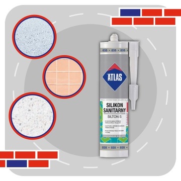 ATLAS SILICONE SILTON S 280мл - 035 СЕРЫЙ