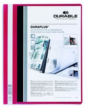 Skoroszyt A4 Durable czerwony